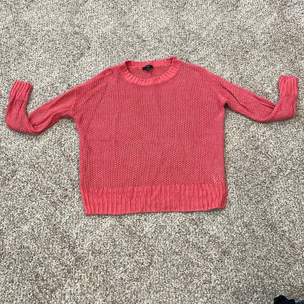 EUC! J. Crew Sweater. Salmon Color. SZ S